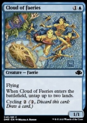 RUSH ENGLISH 4x Feenwolke - Cloud of Faeries MTG DMR