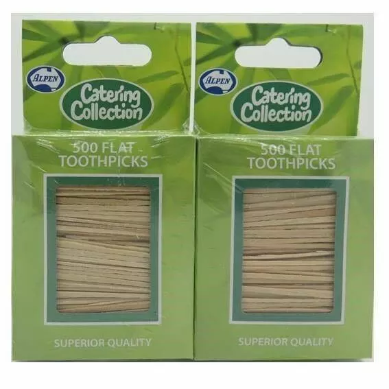 Flat on sale plastic toothpicks