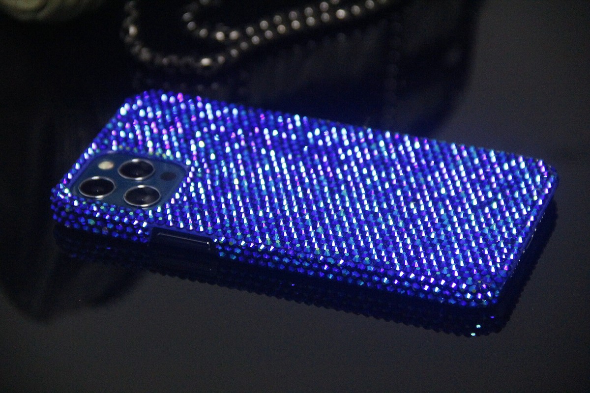 SWAROVSKI ダークブルー iPhone14用ケース SWAROVSKI ダークブルー iPhone14用ケース SWAROVSKI ダーク