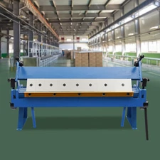 24" Pan and Box Brake Sheet Metal Pan and Box Metal Brake with Removable Fingers