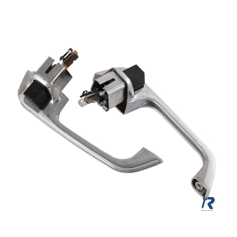 Exterior Door Handle Set Chrome Outer Outside for Chevy GMC Pickup Truck Foto 3 de 4