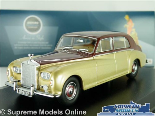 Oxford Diecast 1:43 Rolls Royce Phantom V – Carrozzeria James Young In Borgogna E Argento Sabbia