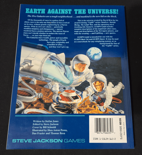 GURPS Uplift Wolfing Terrans vs Schemming Galactics Steve Jackson Games RPG - Picture 2 of 3
