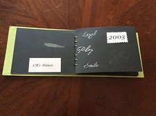 Vintage Green scrapbook set customizable photo album 6 rings 43 Black pages