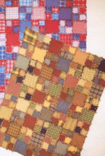 Rag Time Quilt  Quilt Country  18 Different Flannels  49 x 63"