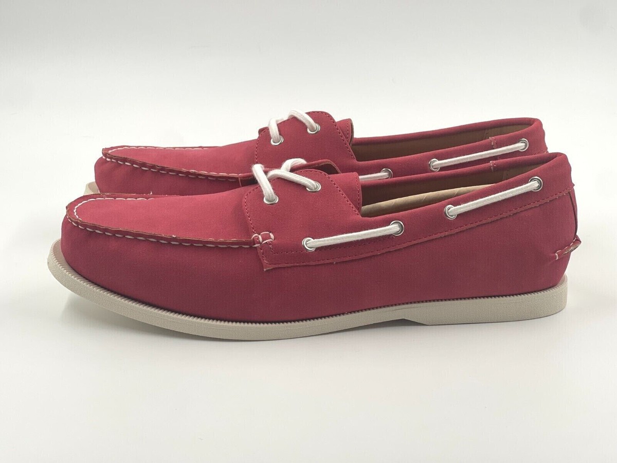 CLUBROOM Mens Navy Moc Toe Comfort Elliot Round Toe Lace-Up Boat Shoes 11 M CLUBROOM Womens Light Blue Moc Toe Padded Elliot Round Toe  main image 3