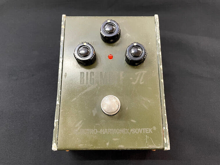 Electro-Harmonix SOVTEK RUSSIAN BIG MUFF ARMY GREEN TALL FONT Used Fuzz