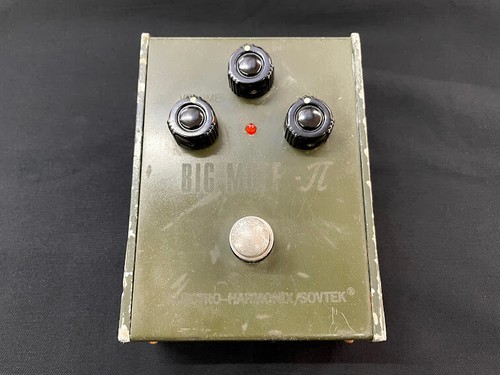 Electro-Harmonix SOVTEK RUSSIAN BIG MUFF ARMY GREEN TALL FONT Used Fuzz - Afbeelding 1 van 6