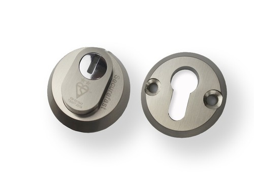 High Security Door Escutcheon 2 Star Rated For Double Or Single Euro Cylinders - Picture 7 of 7