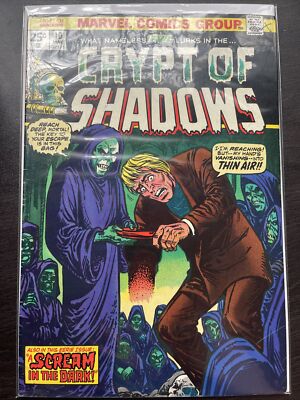 CRYPT of SHADOWS #10 A Scream in the Dark! Marvel Comic Book
