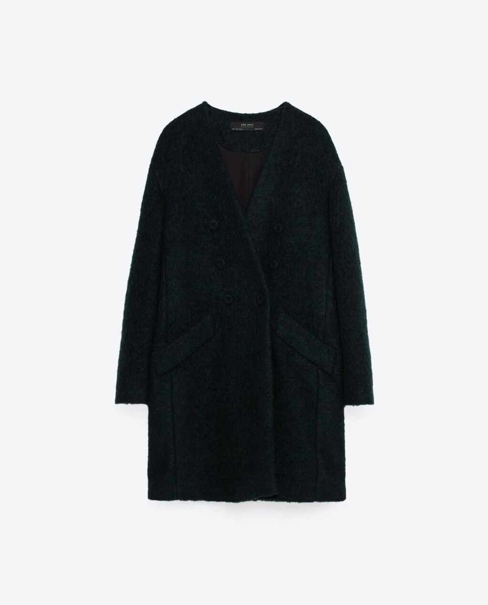 Mohair sales coat zara