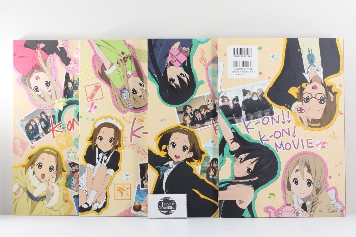K-On! Bu Colorful Memories Art Book Set of 4 Books Japanese From