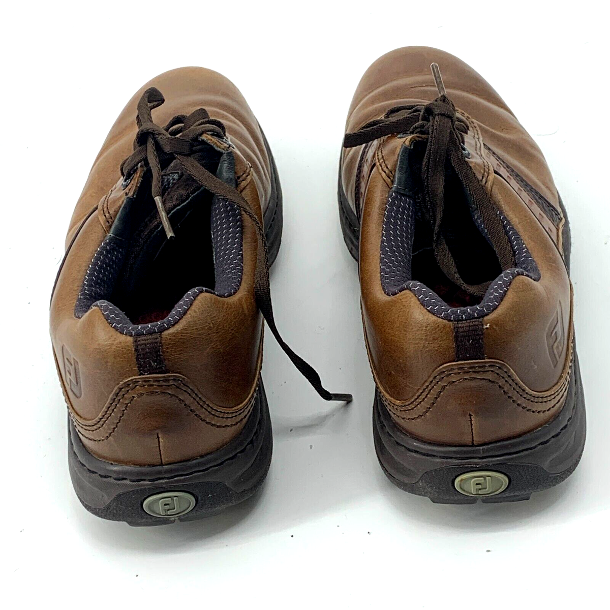 FootJoy Contour Series Mens Size 8.5M Brown Leather Soft  display picture 2
