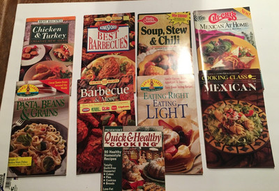 9 Assorted Cookbooks