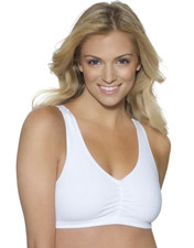 New Women Hanes G574 H570 Comfort Flex Fit Wire Free Bra Pink Black White Size S