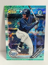 2019 Bowman Chrome Prospect Aqua Shimmer Refractor Jesus Sanchez BCP-135 064/125