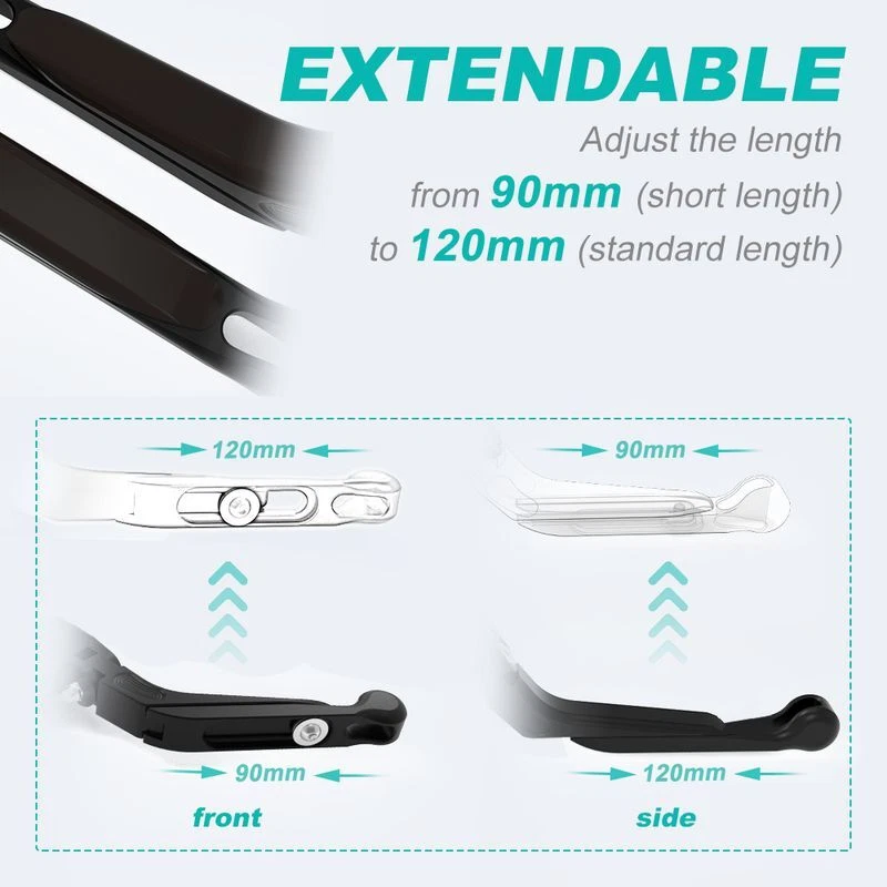 Foldable & Extend Clutch Brake Levers Kit Fit For Benelli Tornado Tre 2001-2014 - Imagem 4 de 4