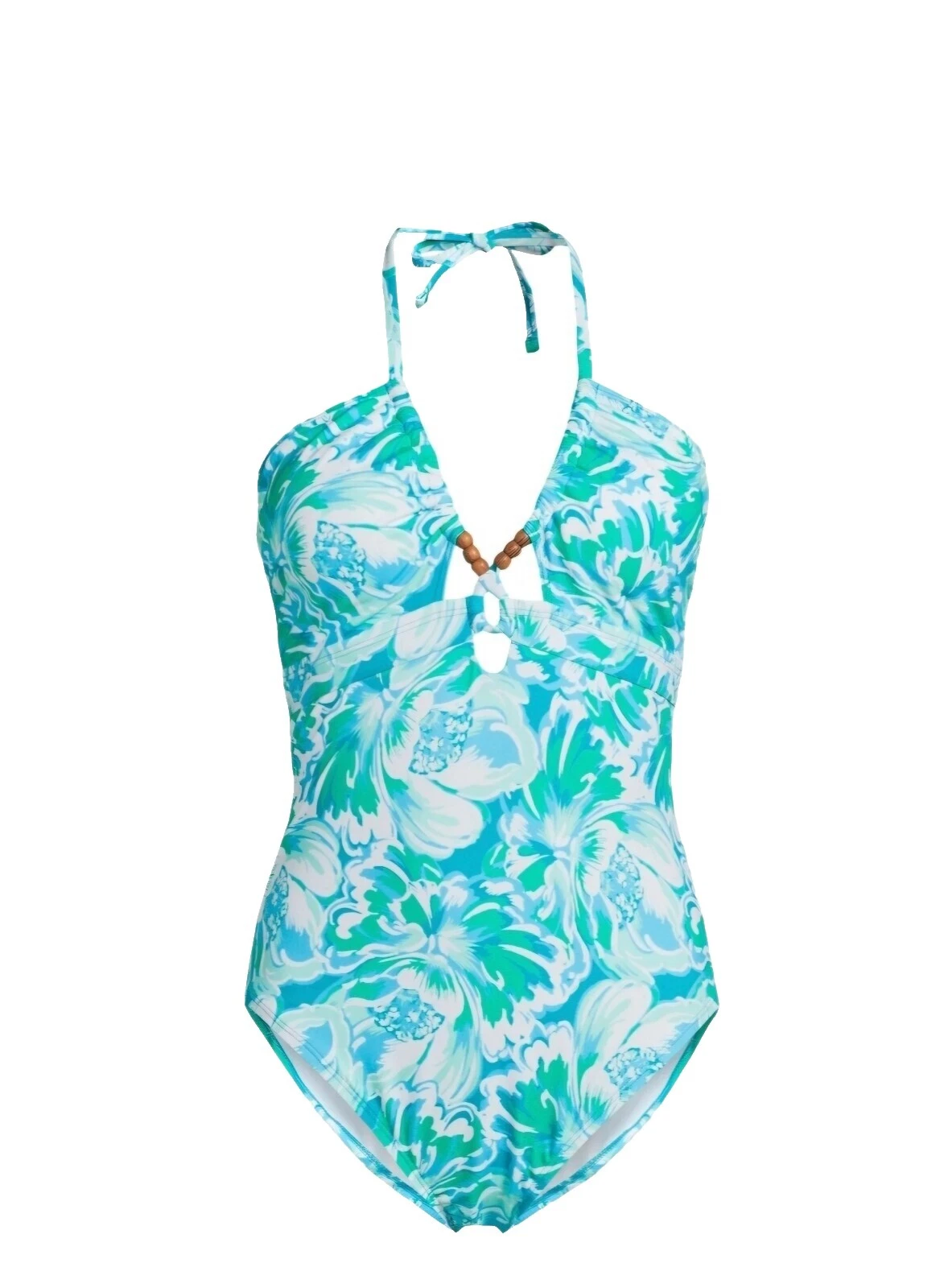 Floral Regular Size One Piece Swimwear for Women