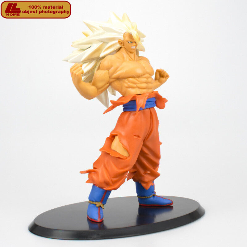 Boneco Goku Super Saiyan 3 Action Figure Dragão Ball Z