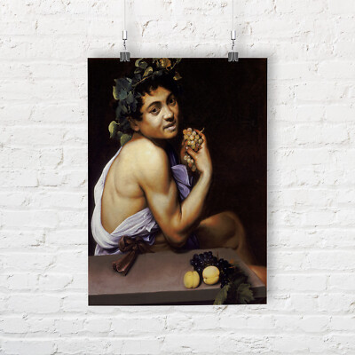 Caravaggio: Junger kranker Bacchus. Fine Art Print/Poster