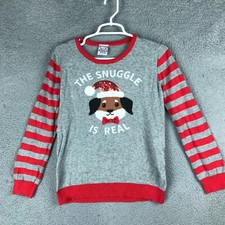 Well Worn Holiday Sweater The Snuggle is Real Multicolor Knit Sweater Size XL