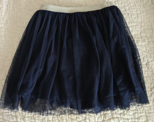 Oshkosh B'Gosh Girls Navy Tulle Lined Skirt size 8