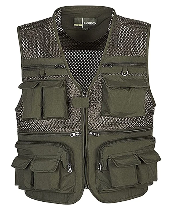 NEW Anpox Men's Summer Outdoor Work Safari Fishing Travel Photo Vest Medium
Opens in a new window or