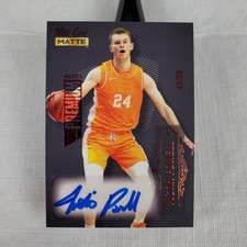 2022 Wild Card Matte Black Justin Powell #MB-A Premium Auto Red 25/50 Legends