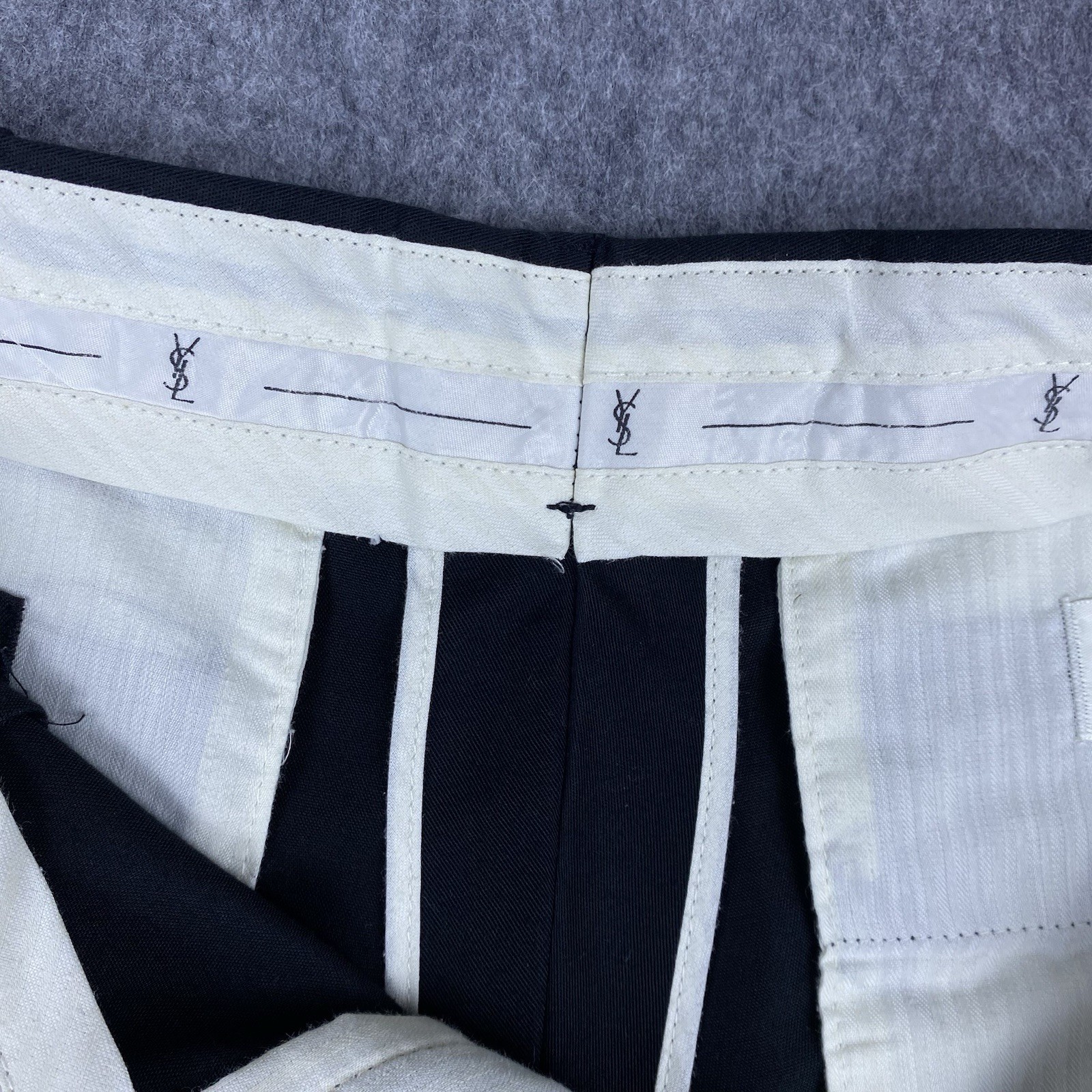 Vtg Yves Saint Laurent Pour Homme Men's Pleated P… - image 12