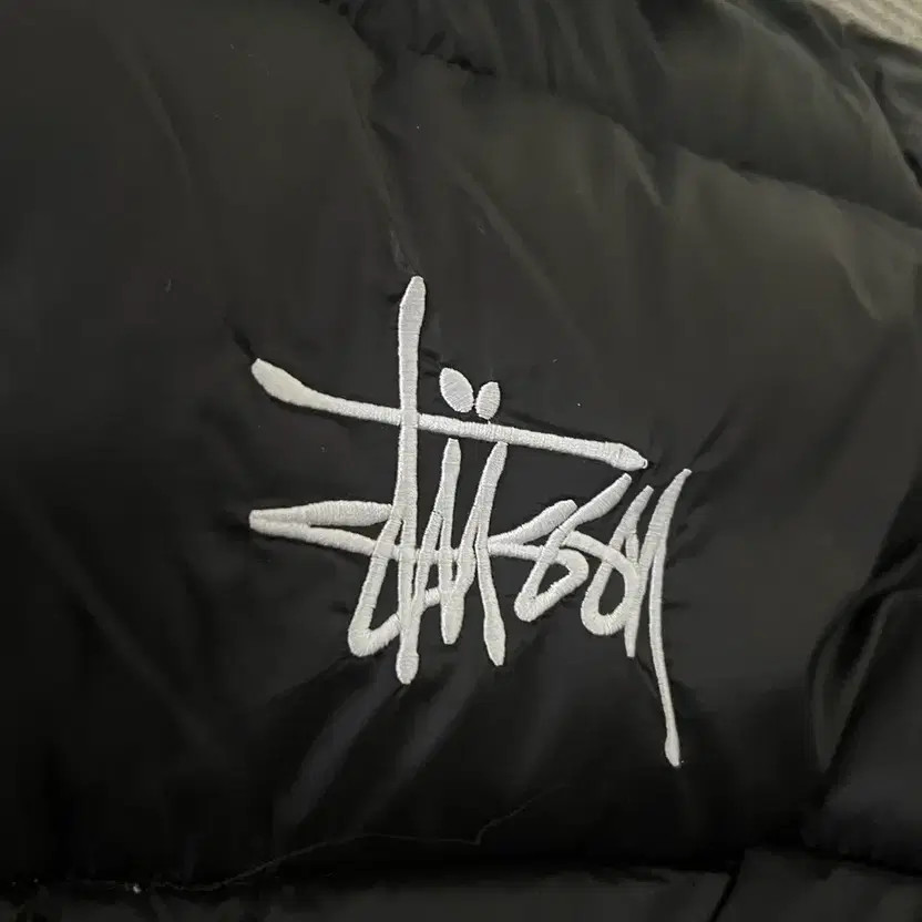 Stussy Padded Hooded Jacket Black Unisex