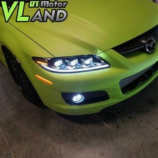 Vland Projector Led Headlights Drl Fit For Mazda 6 2003-08 Wdynamicplug Play