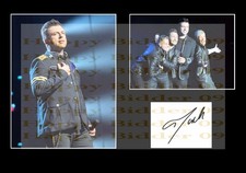 A4 Signed WESTLIFE MARK Beautiful Item. Ready to Frame