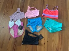 Kandi Kouture Dancewear Lot of 7 Pieces Tops Bottoms CXL 10/12