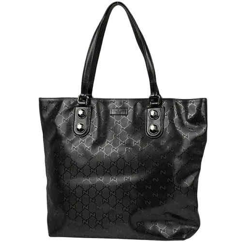Gucci GG Impreme tote bag modello GG borsa a tracolla tote bag rivestita in tela nera