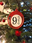 2 Pcs Harry Potter Ornament 9 3/4 Christmas – Plastic | Magical Holiday Ornament