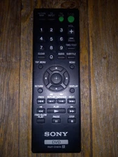 Sony DVD Remote Handheld Black Remote Control Replacement Unit #RMT-D187A