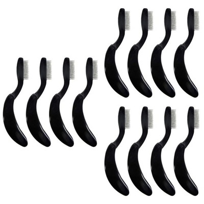 3 Pieces Gebogener Augenbrauenkamm Wimperntrenner Augenbrauen-Make-up-Pinsel