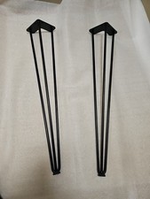 2x Hairpin Legs (67cm Tall Each) Metal