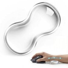Mouse Wrist Rest Pad, Gel Mouse Wrist Rest, Comfortable Cool Silicone Gel Erg...