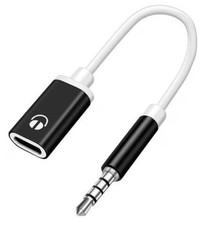 Headphone Jack Adapter, 3.5mm Male to TypeC Female Audio Cable Cord, USB C to...