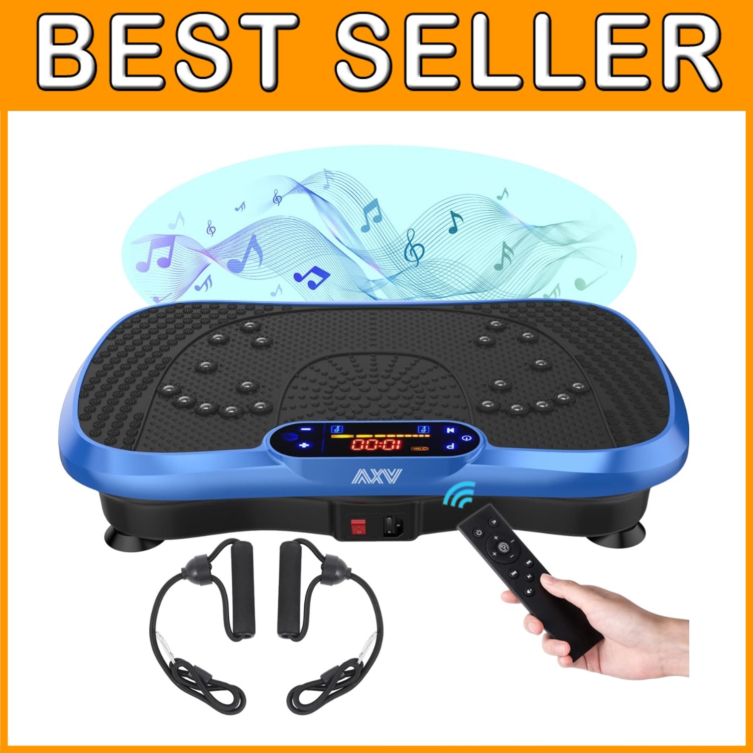 BT Speaker Vibration Plate with Resistance Bands