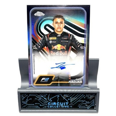 2024 Topps Chrome Formula 1 Isack Hadjar F2 Refractor Auto #CAC-HAD
