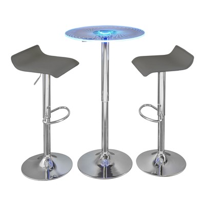 Spyra-Ale Bar Set: Chrome & Acrylic