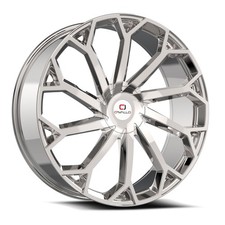 22x8.5 Cavallo Clv-51 Nano Chrome Wheels 5x4.55x120 38mm Set Of 4