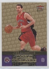2006-07 Fleer Ultra World Premiere Retro Gold Medallion Jose Calderon #200 qp4