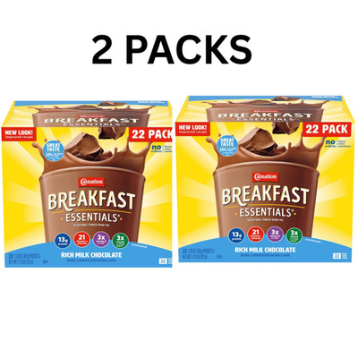 Carnation Breakfast Essentials Powder Protein Nutritional Shake Drink Pack of 2