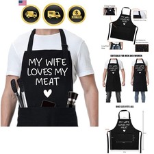 Funny Husband Apron, Men's Anniversary, Birthday Gifts for Him