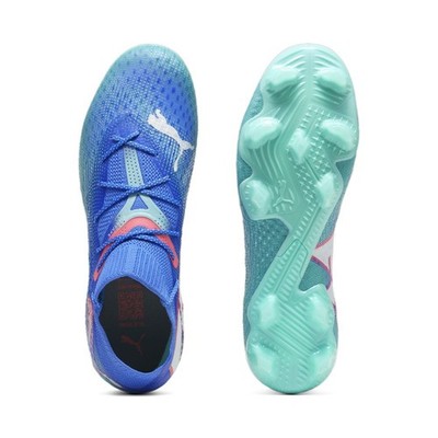 Puma Future 7 Ultimate FG/AG Fußballschuhe Unisex blau weiß electric peppermint