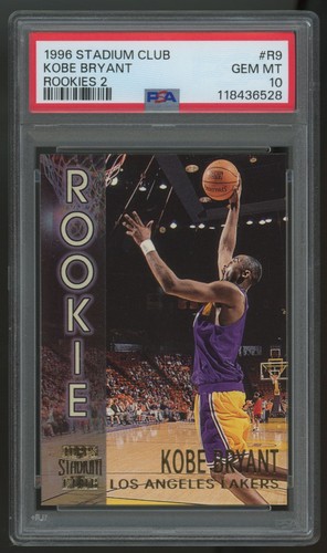 1996-97 Topps Stadium Club Kobe Bryant RC #R9 PSA 10