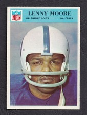 1966 Philadelphia Lenny Moore #21 ExMint To Near Mint Baltimore Colts